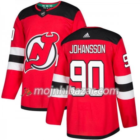 Dresovi New Jersey Devils Marcus Johansson 90 Adidas 2017-2018 Crvena Authentic - Muške